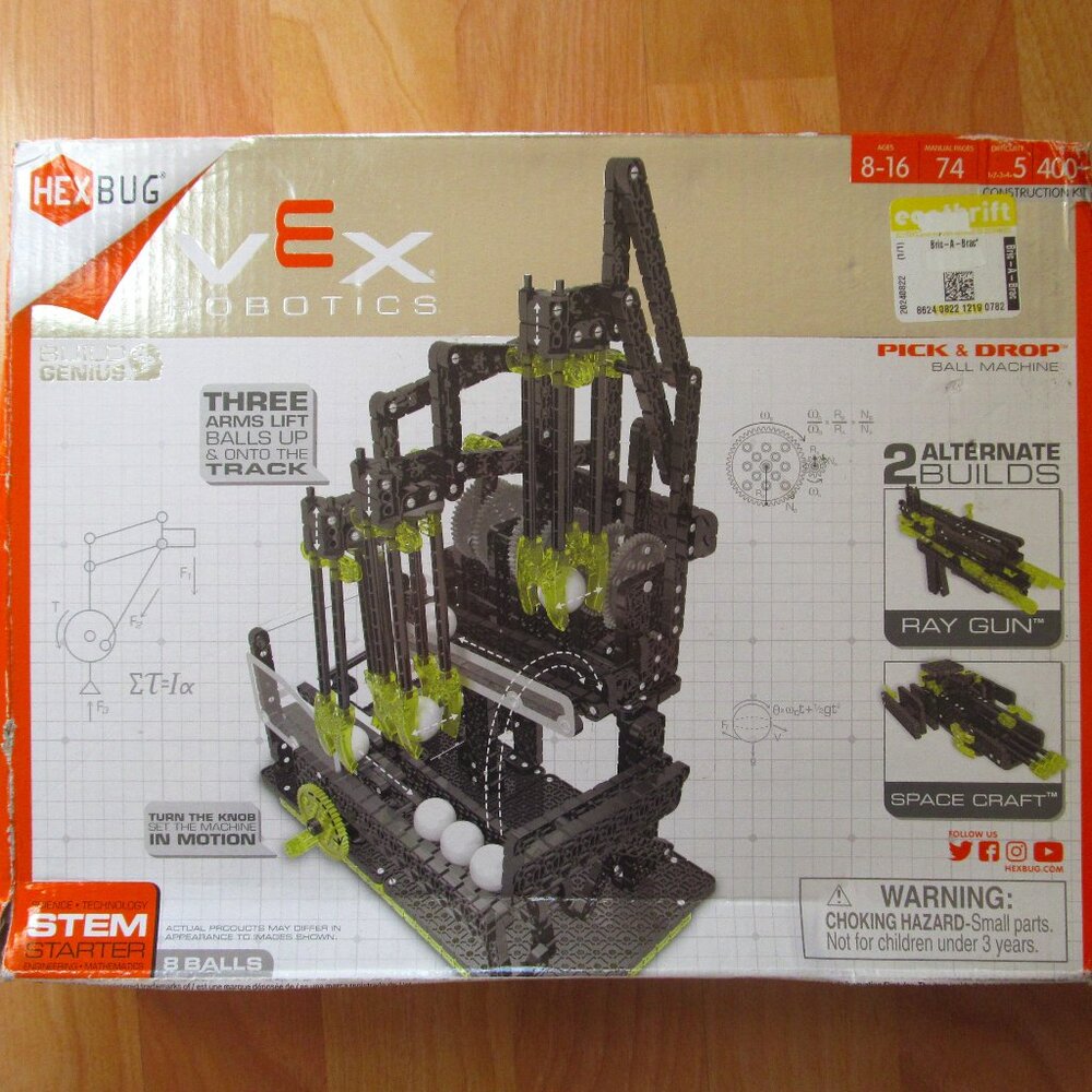 Vex Robotics STEM Pick & Drop Ball Macine Construction Set NEW
